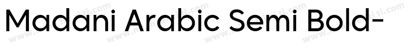 Madani Arabic Semi Bold字体转换